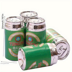 Plastic Beer Bottle Canisters Realistic Detail DIY Diorama Props Mixed Colors
