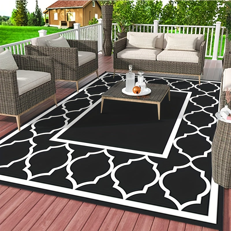 Outdoor Indoor Area Rugs Floor Mat Anti-slip Rubber Backing