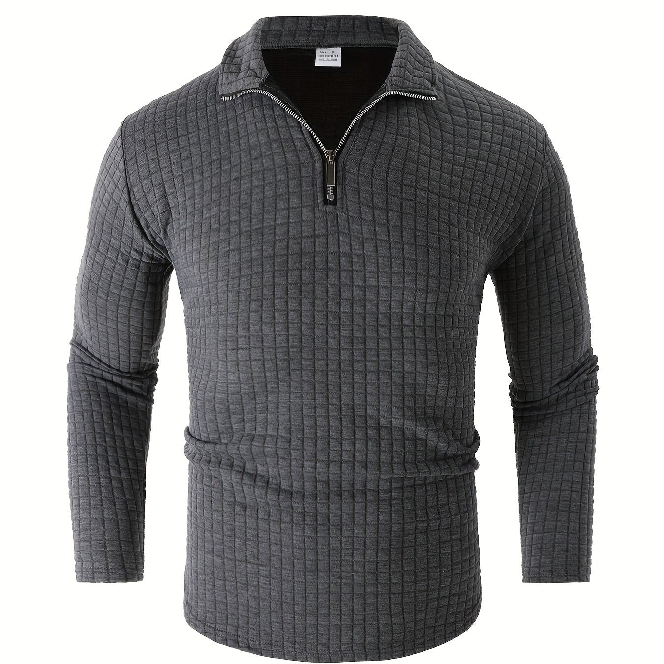 Men's Stand Collar Zip Sweatshirt