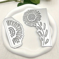 2Pcs Flower Metal Cutting Dies for DIY Scrapbooking Album