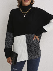 Block Drop Shoulder Sweater Women's