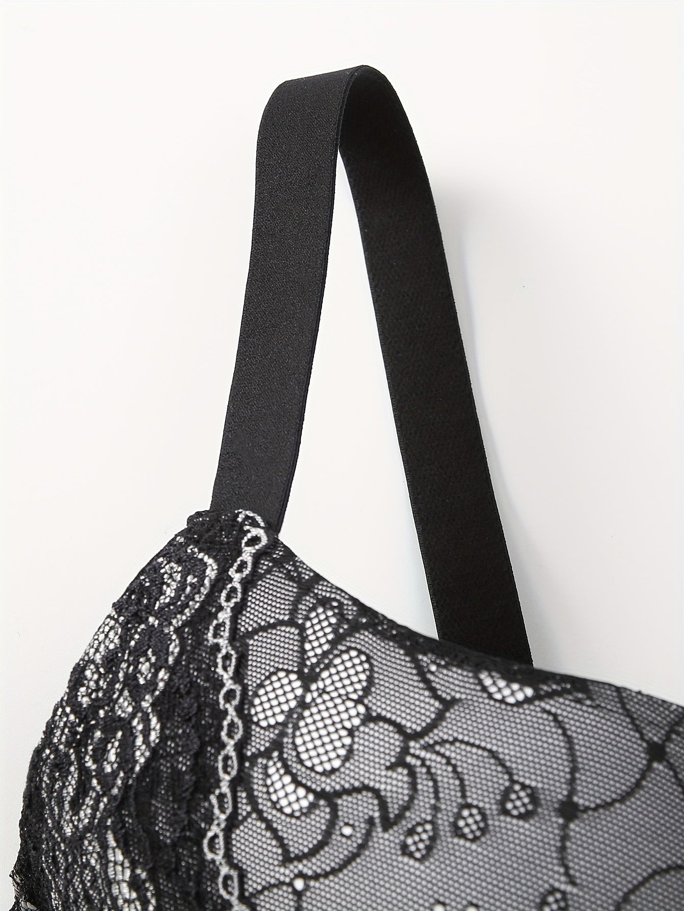 Floral Lace Push Up Underwire Bra