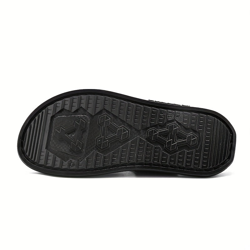 Men's Slip On Flip Flops with Stitched Detail