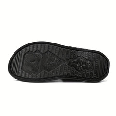 Men's Slip On Flip Flops with Stitched Detail
