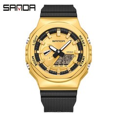 Sanda Boy's Metal Sports Watch Glow Functional Gift