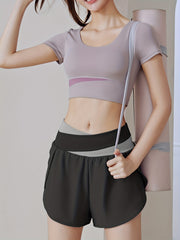 Seamless Sexy Yoga Shorts for Summer Fitness Workouts