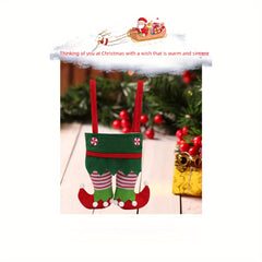 Christmas Decorations Elf Bag Candy Bag Gift Bag for Retail Stores