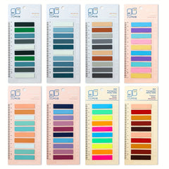 200 Assorted Translucent Sticky Notes Index
