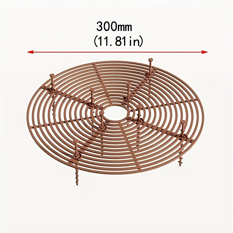 Flower Pot Cover Square Round Flowerpot Grid Baby Safety Soil Guard