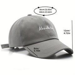 Men's Letter Embroidery Baseball Cap