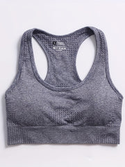 High Stretch Sports Bra Racer Back Fitness Crop Top