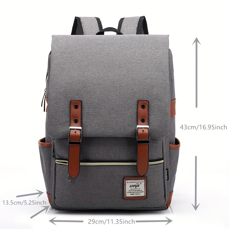 High School Men's Backpack 3D Schoolbag Notebook Junior Bag