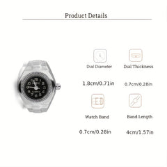 Punky Watch Ring Mini Finger Watch - Assorted Colors