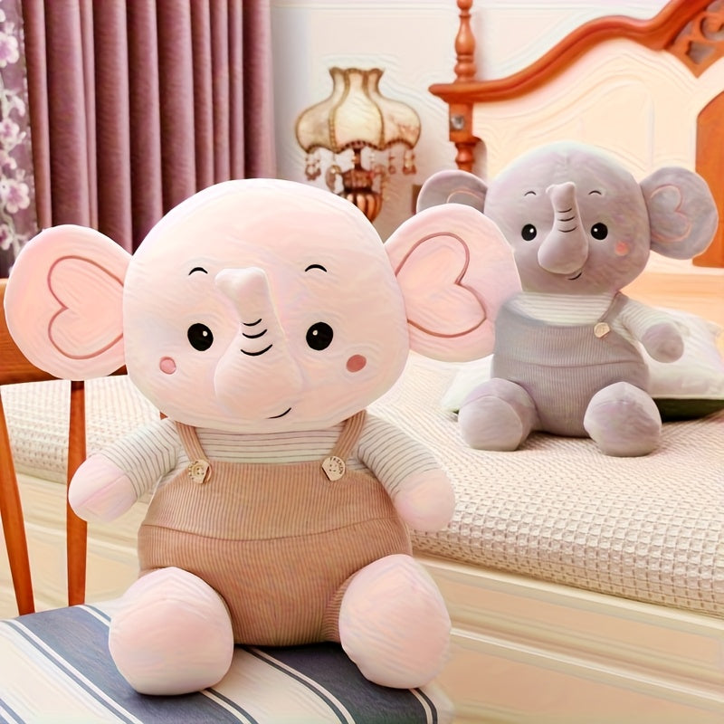 Set of Three Plush Elephant Toys - Perfect Gift for Friends