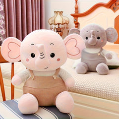 Set of Three Plush Elephant Toys - Perfect Gift for Friends
