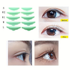 5 Pairs Silicone Eyelash Perm Pads Lash Lift Pads Rods
