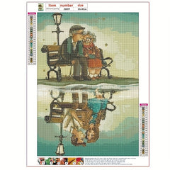 Old Couple Figure Diamond Painting Kit