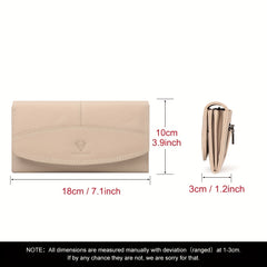 HUMERPAUL Women'S Leather Long Wallet Large Capacity Casual Style