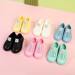 Kids Low Top Solid Rain Boots Waterproof Shoes