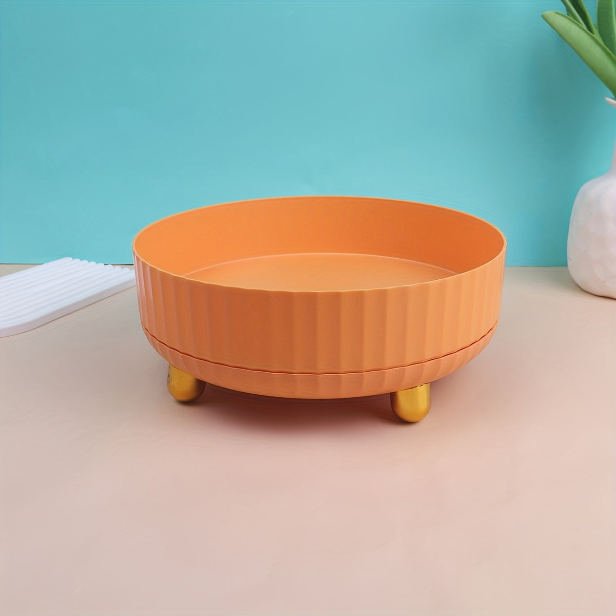 360u00b0 Rotating Condiment Storage Rack for Kitchen