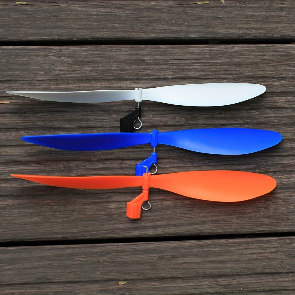 Rubber Band Powered Propeller Blades DIY Toy