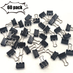 OWLKELA 60Pcs Mini Clips Binder Clips Small Paper Clips