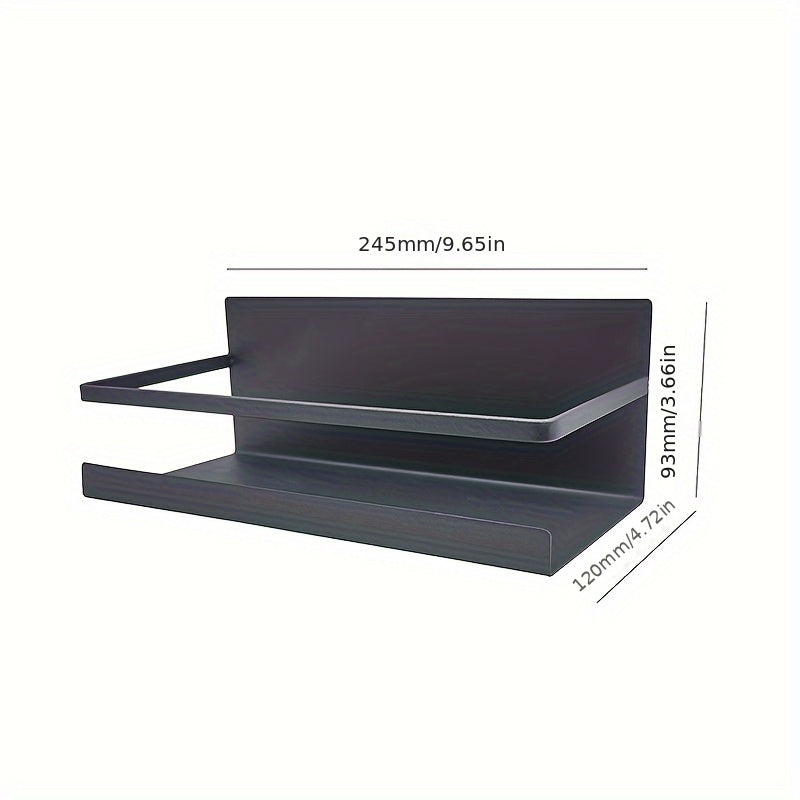 Kitchen Rack Refrigerator Magnetic Shelf Easy Installation Organizer
