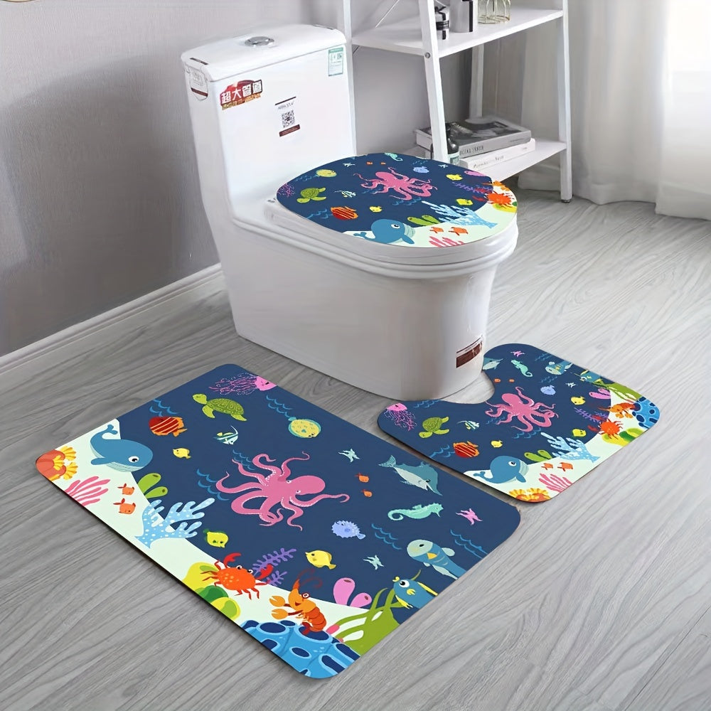 Soft Shaggy Bathroom Rug Set for Cozy Experience