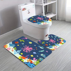 Soft Shaggy Bathroom Rug Set for Cozy Experience