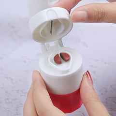 Portable 4-In-1 Pill Box Grinder & Splitter
