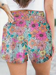 Leopard Print High Waist Shorts for Women