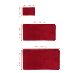 Claret Carpet: Fully Padded Thickened Cloakroom Mat