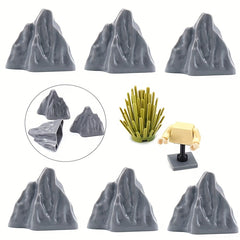 9pcs Forest Rockery Accessories for Scene Building