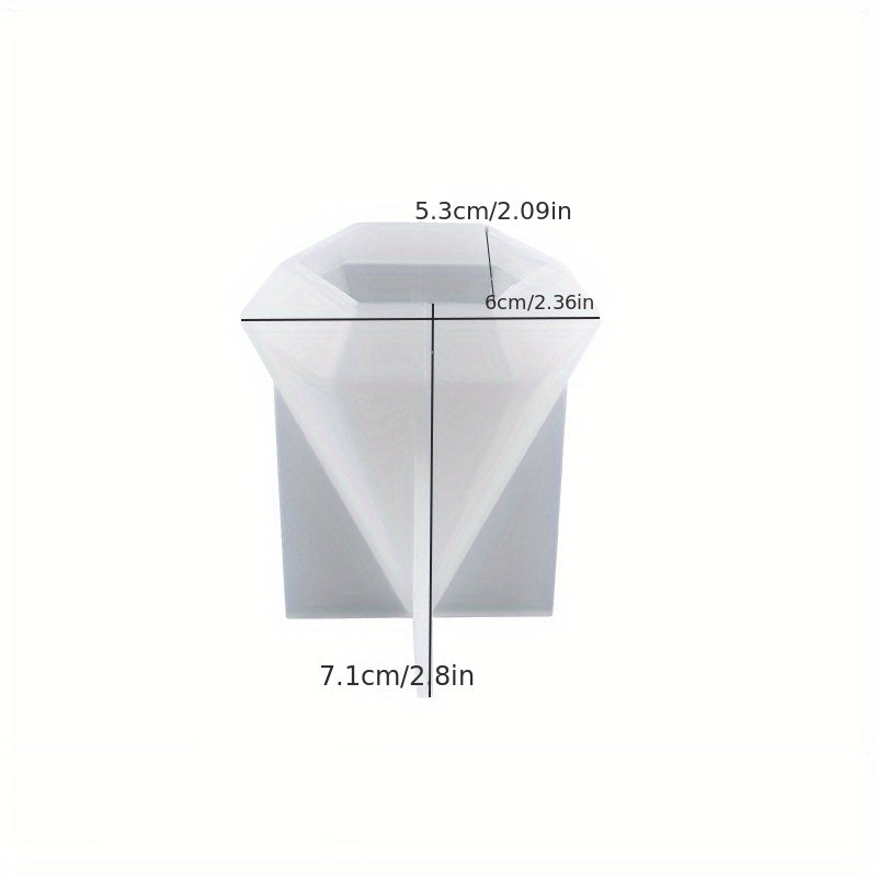 Ring Holder Silicone Molds Epoxy Resin Cone Pyramid Silicone Resin Molds