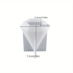 Ring Holder Silicone Molds Epoxy Resin Cone Pyramid Silicone Resin Molds