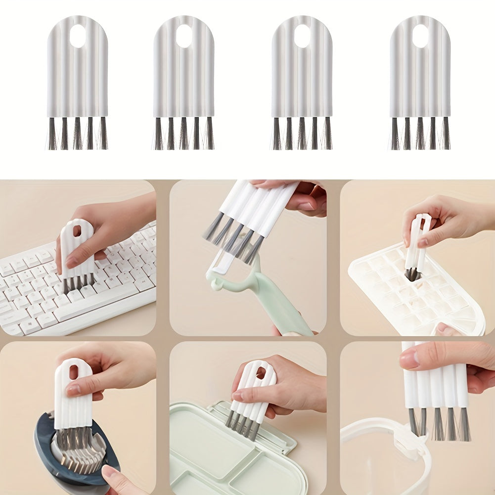 5pcs Bendable Cup Cover Brush Kitchen Household Bottle Vacuum Cup Cleaning Brush