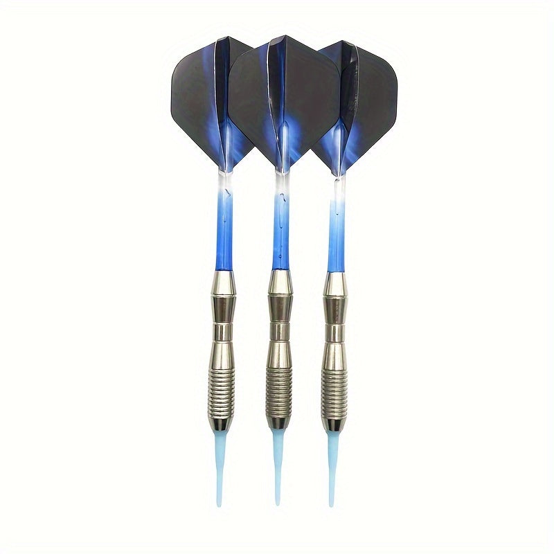 3pcs Soft Tip Darts with Standard Shaft and Aurora Wing for Game