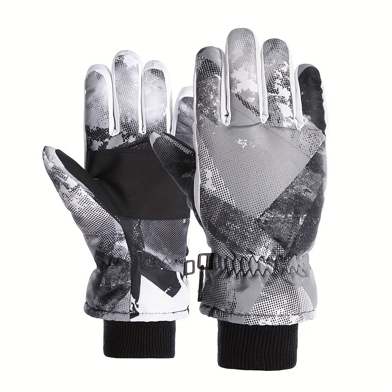Kids' Winter Skiing Gloves - Warm & Windproof for Outdoor Sports