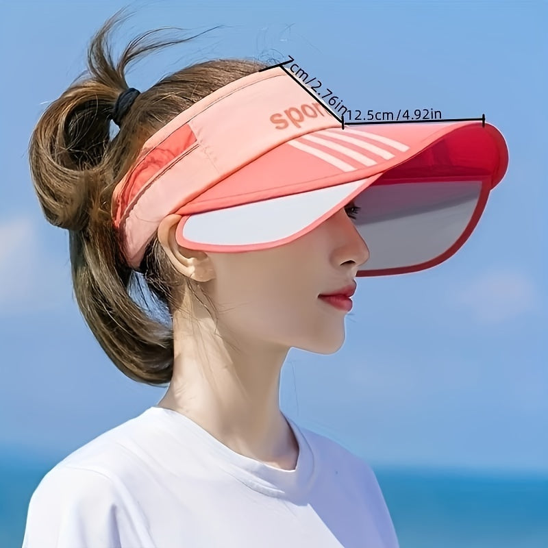 Wide Brim Visor Hat Candy UV Protection Sun Hat
