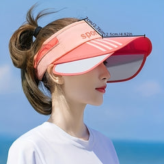 Wide Brim Visor Hat Candy UV Protection Sun Hat