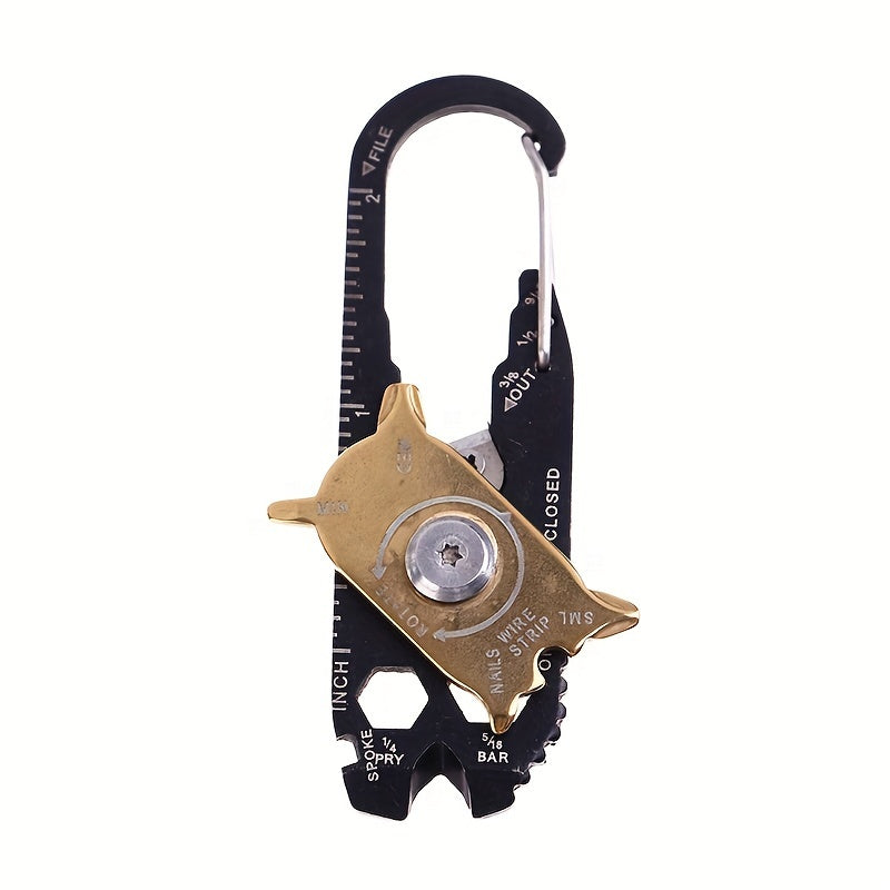 Portable Keychain Buckle Tool for Outdoor Camping Hiking