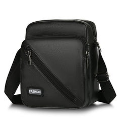 Men's PU Leather Bag Shoulder Bag Business Casual Large Capacity Messenger Bag