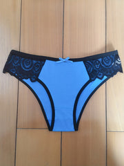 5pcs Lace Stitching Briefs Breathable Colorblock Panties Women's Lingerie