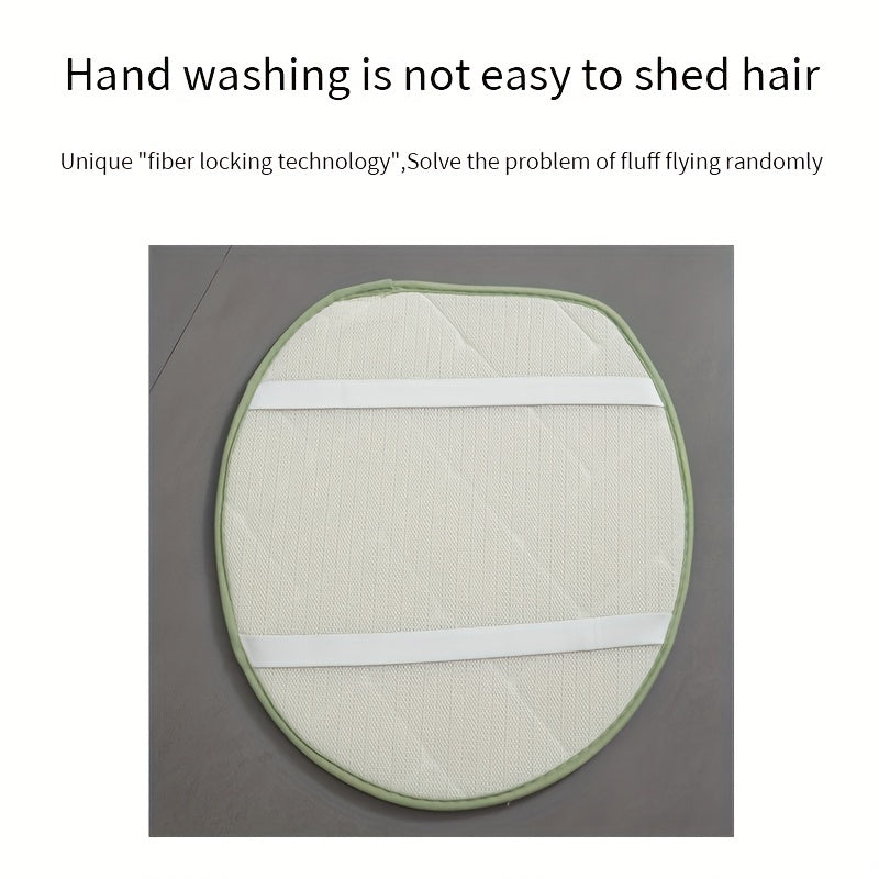 3pcs Soft Non Slip Bathroom Pads U Shaped Contour Mats & Toilet Covers