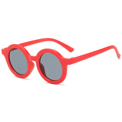 Boys Round Frame Sunglasses for Outdoor Activities