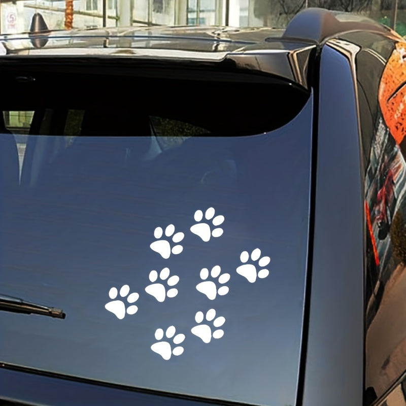 Cat Paw Print Sticker Boat Decal Dog Footprint Car Sticker