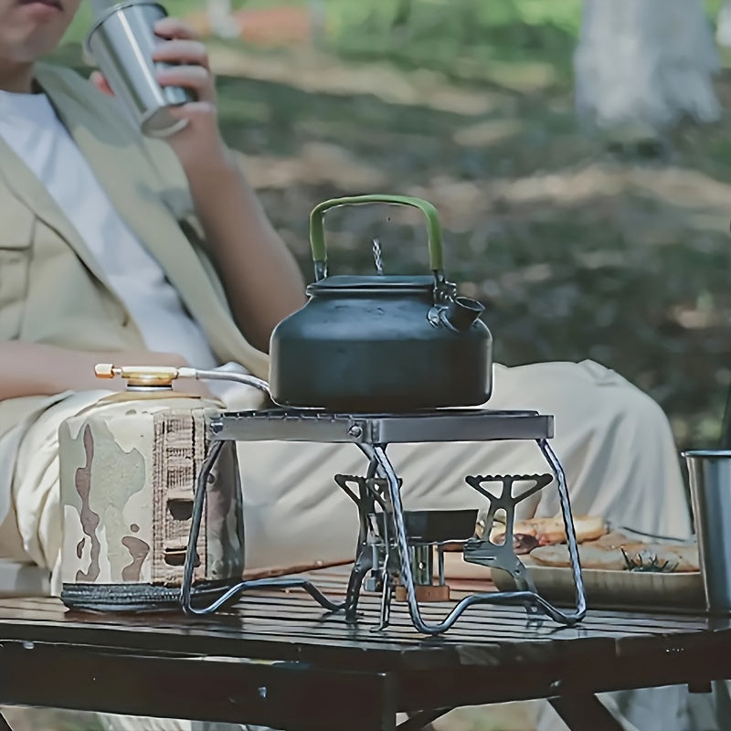 Portable Foldable Kettle Bracket Stainless Steel Stove Bracket