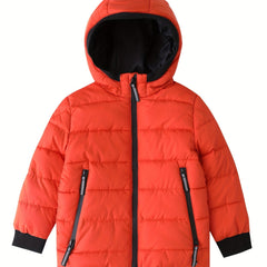 Girls Boys Winter Coat Warm Hooded Jacket