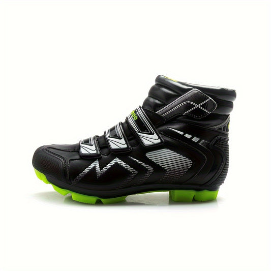 Men's High Top Cycling Sneakers for SPD Cleat Breathable Sport Shoes