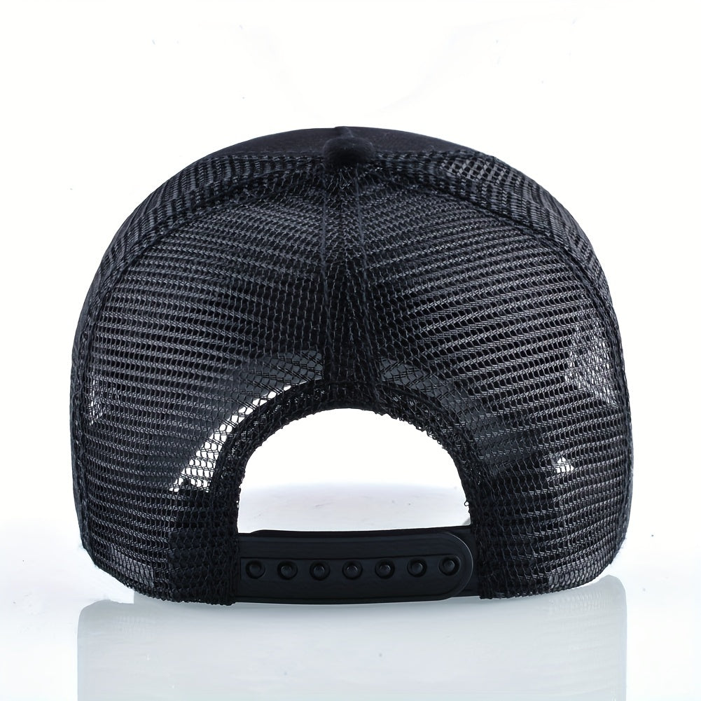 Animal Embroidery Baseball Cap Bat Sunshade Hat for Men Women